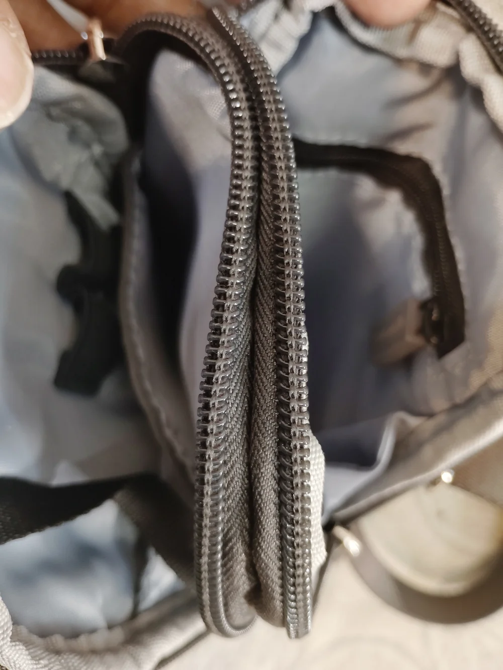 IHK WIP Grey Crossbody/ Messenger Bag- Compact Shoulder Bag